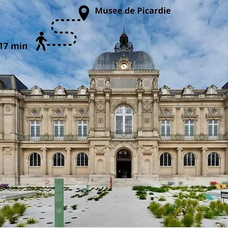 L Haussmann-gare-hortillonnages-centre-ville-wifi Apartmán