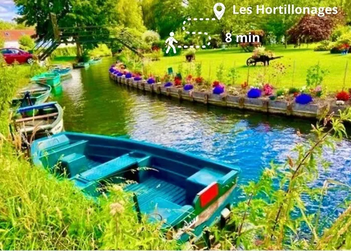 L Haussmann-gare-hortillonnages-centre-ville-wifi アパート *